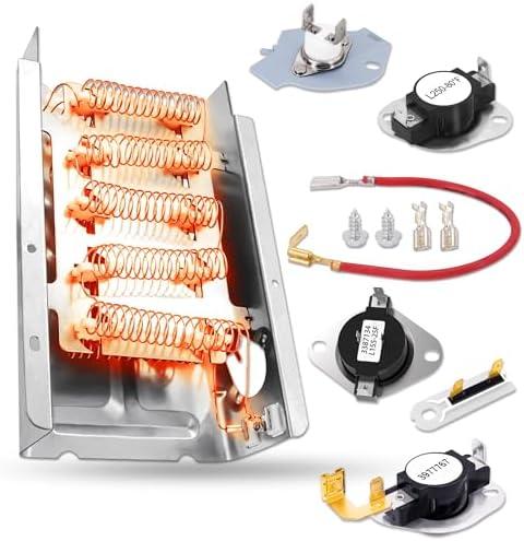 RED4640YQ1 RED4640YQ0 Dryer Heating Element Kit Fit for Ro-per RED4440VQ1 RED4516FW0 REX5634JQ0 RED4516FW0 RED4440VQ2 RED4100SQ0 RED4340SQ1 REX4634KQ1 REX5634KQ1 RED4440SQ0 REX3514PQ0