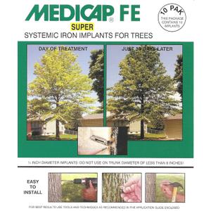 10-Pack FE SUPER Systemic Iron Tree Implants for Control of Iron Chlorosis, 1/2-Inch