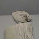 H.VERSAILTEX Sofa Cover 2 Piece T Cushion Armchair Slipcovers Thick Velvet Couch Cover Stretch T Cushion Sofa Covers for 1 Cushion Couch with 1 Individual T Cushion Covers Washable, Oatmeal