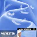 TACVASEN Swim Shirts for Men Rash Guard SPF Short Sleeve Sun T-Shirt UPF 50 Quick Dry Lightweight Fishing Water Shirt (Blue, XL)