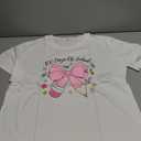 100 Days of School Shirt for Women-Happy 100th Days T-Shirt-Bow Pencil Teacher Top Tee Back to School Teaching Life Tee White, XL 