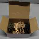 OPAUL Hair Clips for Thick Hair, 4 Pack - Extra Large Hair Claw Clips for Women, 4.75" Hair Accessories for Women Girls Gifts, Neutral 4 Colors: Blonde, Caramel, Chestnut, Black