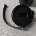 30 oz Tumbler with Top Handle, Double Wall Vacuum Insulated Tumbler with Flip Straw, Travel Coffee Mug 30oz Powder Coated Cup for Laser Engraving (Black,1 pack)