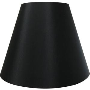 Royal Designs Deep Empire Hardback Lamp Shade, Black, 9" x 16" x 12.25"