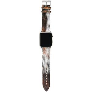 ullu Apple Watch Band for Series 1, 2, 3 & 4 in Premium Leather - Cowlick - UAWS42SSPL81, Apple Watch 42 mm