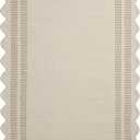Loloi Chris Loves Julia Scottie Collection SCO-01 Ivory/Grey 2'-3" x 3'-9", .87" Pile Height, Runner Rug