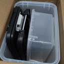 IRIS USA 30 lbs & 11 lbs Combo Airtight Dog Food Storage Container, Stackable Treat Box, 2-Cup Scoop, Casters, Keep Fresh, Easy Mobility, Black