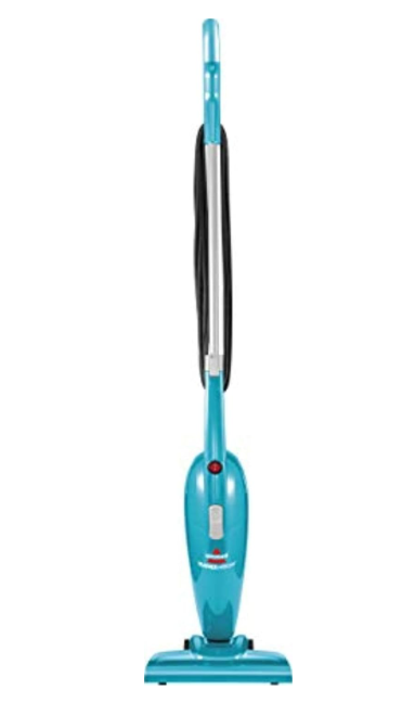 Bissell 2033 Featherweight Stick Lightweight Bagless Vacuum and Electric Broom with Crevice Tool for Hard Floors and Carpets, Blue