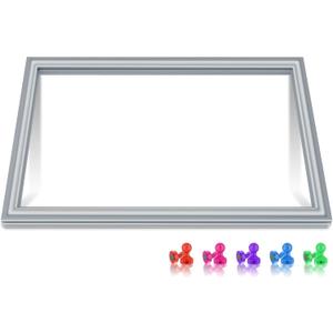 Upgraded DA63-06541D Freezer Door Gasket Compatible with Samsung Refrigerator Door Gasket Freezer Seal Replacement DA63-06541A AP5797422 RF263BEAESR Gray 34.84"x23.82" Freezer Door Seal Fridge Seal