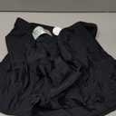beautyin Women's Solid Swim Skirt Build-in Brief Tummy Control Tankini Bottoms (X-Large)