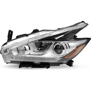 Driver Side Headlight Assembly Compatible with 2015 2016 2017 2018 Murano S/SL/SV/Platinum NI2502233 260609UE5C (Left)