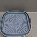 3 Pack Silicone Air Fryer Liners Reusable Emptycolor 8 Inch Square Silicone Liners for Air Fryer Basket, Non-Stick Heat Resistant Airfryer Silicone Pot Basket for 3QT6.8QT, Oven & Microwave