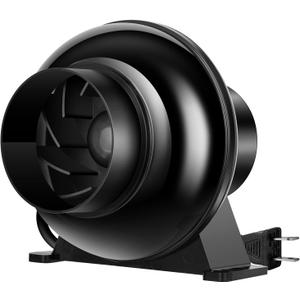 VIVOSUN D4 4 Inch 195 CFM Inline Duct Ventilation Fan HVAC Vent Blower for Hydroponics Grow Tent