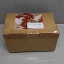 Glintoper 2 Pack Christmas Poinsettia Garland, 5.9 FT Lighted Artificial Garlands with 36 Red Flowers, Battery Operated with Timer Poinsettia String Lights, Light up for Xmas New Year Home Decor