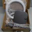 UBeesize 12" Desk Ring Light with Stand and Phone Holder, Overhead Phone Mount for Video Recording, Zoom Meeting, Live Streaming, Tiktok, YouTubeCompatible with iPhone, Android, Cameras