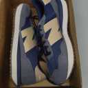 New Balance Men's 237 V1 Classic Sneaker, Navy/ Beige, 10