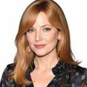 SEVENCOLORS Medium Length Strawberry Blonde Wigs for Women Layered Straight Blonde Wigs with Dark Roots Synthetic Hair Wig for Daily Party Cosplay