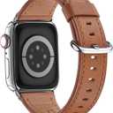 WFEAGL Compatible with Apple Watch Band 41mm 40mm 38mm 42mm(series 11 10) Women, Top Genuine Leather Band for iWatch SE 3 2 1 & Series 11 10 9 8 7 6 5 4 3 2 1