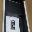 Shower Niche, 24" X 12" Niche for Shower Wall, Bathroom Niches with Waterproof LED Lights, Stainless Steel Recessed Wall Niches No Tile Needed & 2-Tiers, Matte Black