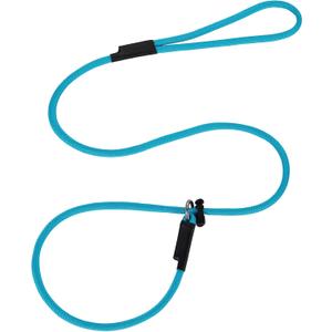 Slip Lead Dog Leash 5/16 Inch Nylon Rope No Pull Training Leash with Stopper, Slip Rope for Walking & Correction, 4FT/5FT/6FT Control Lead for Medium Large Dogs(Sky Blue, 4 FT)