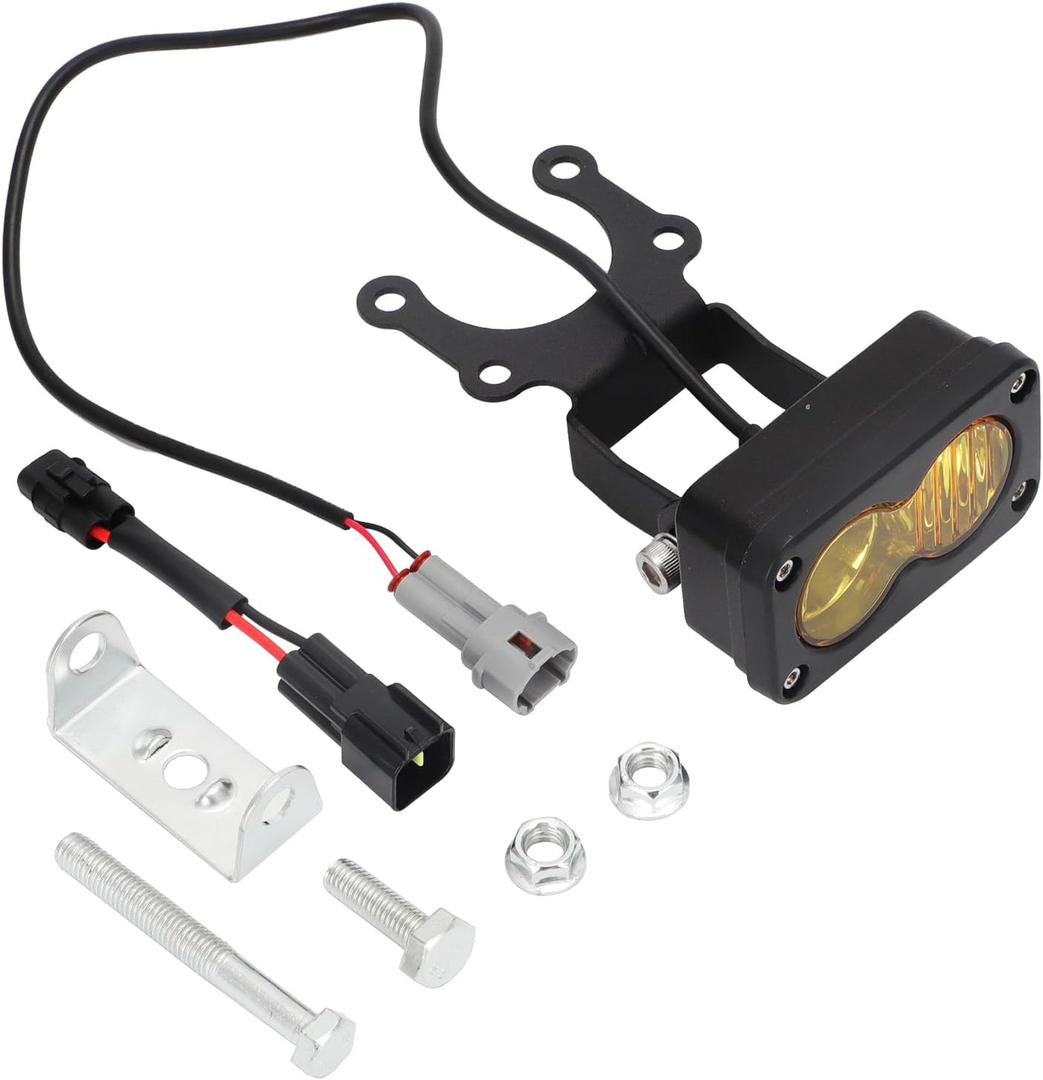 motoparty Upgrade Headlight Kit Fits for Talaria Sting R MX4 Sur-Ron Segway X260, with Adapter Harness, 20W 6000-6500K Upgrade Motorcycle Lights Bars Led Headlamp 3 Inch (Update)