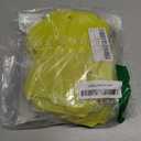 100 Yellow Plastic Shipping Tags - Durable, Writable, Heavy Duty, Waterproof, Reinforced for Repair Equipment & Car Parts Inventory (6 1/4" x 3 1/8")