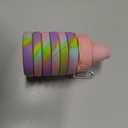 Collapsible Water Bottles for Travel, Foldable Sports Water Bottle for Kids, Reusable Water-proof Silicone Water Bottles with mountaineering Buckle for Camping Hiking Holiday (Pink)