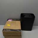 Vanpopubs 2 Pack 2.7 Gal Bathroom Trash Can with Lid, Automatic Trash Can Small Smart Garbage Can Touchless, Slim Motion Sensor Waterproof Plastic Trash Bins for Bedroom Office Kitchen Toilet Black
