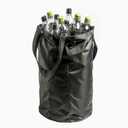 Removeable Reusable Inner Bag for 26 Gallon 100L Recycle Bin Made from recycled plastic bottles, environmentally friendly and sturdy, for recycling Bottle Can Glass Waste Plastics Stickers, Black