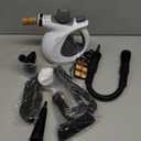 Pressurized Handheld Multi-Surface Natural Steam Cleaner with 12 pcs Accessories, Multi-Purpose Steamer for Home Use, Steamer for Cleaning Floor, Upholstery, Grout and Car (Grey)