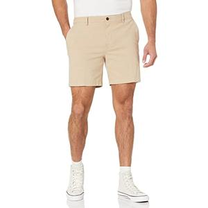 Amazon Essentials Men's Slim-Fit 7" Lightweight Comfort Stretch Oxford Short (Previously Goodthreads), Cream, 31