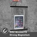 WITCOLOR Magnetic Poster Hanger Frame, 24x36 24x30 24x16 24x18 Black Wood Wooden Magnet Canvas Artwork Print Dowel Poster Hangers Frames Hanging Kit (Black, 24")