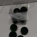 12 PCS Green Velvet Christmas Balls Ornaments - 2.4 Inch Flocked Hanging Balls for Xmas Decorative Party Wedding Family Gathering