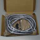 Blissland Shower Hose, 79 Inches Extra Long Stainless Steel Handheld Shower Head Hose with Brass Insert and Nut - Durable and Flexible(Chrome)