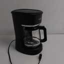 Mr. Coffee 12-Cup Switch Coffee Maker Black: Electric Drip Coffee Machine, 60 oz Capacity, Dishwasher-Safe Parts