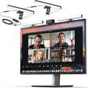 HumanCentric Video Conference Lighting - Webcam Light for Streaming, LED Monitor and Laptop Light for Video Conferencing, Zoom Lighting for Computer, Replace Ring Light for Zoom Meeting, Double Kit