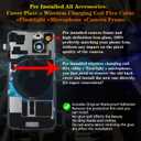 Back Screen Glass Replacement Compatible with iPhone 15 All Carriers 6.1" + Pre-Installed Plate + Wireless Charging Coil Flex Cable + Microphone + Flashlight + Camera Frame (Blue)