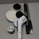 Leebein Electric Spin Scrubber, Cordless Cleaning Brush with 8 Replaceable Brush Heads, Tub and Floor Tile 360 Power Scrubber Dual Speed with Adjustable & Detachable Handle for Bathroom Kitchen Car