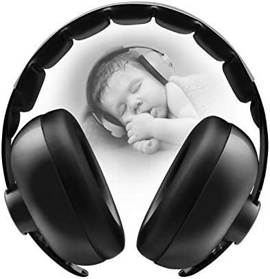 BBTKCARE Baby Headphones Noise Cancelling Headphones for Babies for 3 Months to 3 Years (Black)