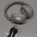 RUNOLIM Hybrid Active Noise Cancelling Headphones, 70H Playtime, Built-in Microphone, Bluetooth Wireless Over Ear Foldable Headphones with HiFi Audio, Home Travel Office (Silver)