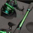 Ghosthorn Fishing Rod and Reel Combo Telescopic Pole Kit Plier Portable Travel Kit with Carrier Bag for Freshwater Saltwater