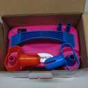 Growsun Electric Balloon Pump Air Inflator Portable Automatic Dual Nozzle Balloon Blower 110V 600W for Birthday Baby Shower Balloons Party Decorations (Rose Red)