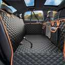 Back Seat Extender for Dogs,Dog Car Seat Cover for Back Seat with Hard Bottom Holds 500 lbs,Car Seat Protector,Waterproof Extender for Dogs,Dog HammockPet Bed for Full-Size Cars,SUVs, Small Trucks