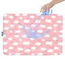 Pack and Play Mattress Protector Sheets Fitted Waterproof Playard Mattress Pad Cover, Compatible with Graco Pack n Play & Dream On Me & Pamo Babe, Playpen/Playard Sheet, Pink Cloud, 39" x 27"