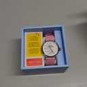 Timex x Peanuts Unisex Waterbury Standard 40mm Watch (Pink/Silver-Tone/White)