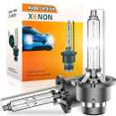 SENROBO D2S HID Xenon Headlight Bulbs,6000K Cool White,35W Upgraded 350% Brighter High and Low Beam Xenon Replacement Light Bulb,Pack of 2