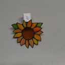 HUIMEIJU Stained Glass Sunflower Night Lights,Suitable for bedrooms,Kitchens,bathrooms,etc.(Orange 1PCS)
