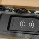 Xipoo Wireless Charger Compatible with 2019-2026 Chevy Silverado GMC Sierra 1500 20-26 2500HD 3500HD Wireless Charger Tray 15W Fast Jump Seat Replacement for 2019-2026 Chevy Silverado Accessories