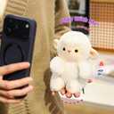 Ditucu Palm-Sized Sheep Stuffed Animals Cute Soft Lamb Plush Doll Small Plushies Toys Gifts for Kids White 6 inch