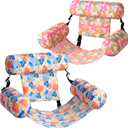 SLOOSH Inflatable Pool Floats Adult,2 Packs Floating Lounge Chairs,Blow up Pool Noodles for Adult Heavy Duty,Floating Chair for Party Summer Water Beach Lake Fun
